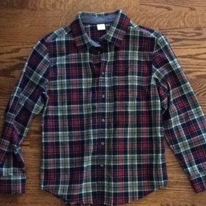 Gymboree plaid red,blue and green cotton
